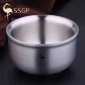 SSGP 304不銹鋼碗兒童防摔雙層隔熱成人飯碗家用加厚湯碗大號(hào)餐具