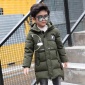 新款寶寶羽絨服男童中小童羽絨服中長款連帽羽絨服2017冬季韓版
